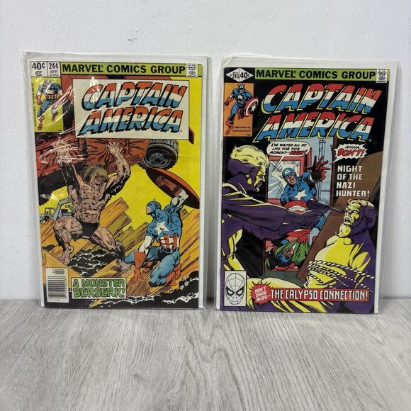 27 Marvel Comics CAPTAIN AMERICA #233-240 242-249 250, 252, 256-264 Lot - Picture 7 of 14